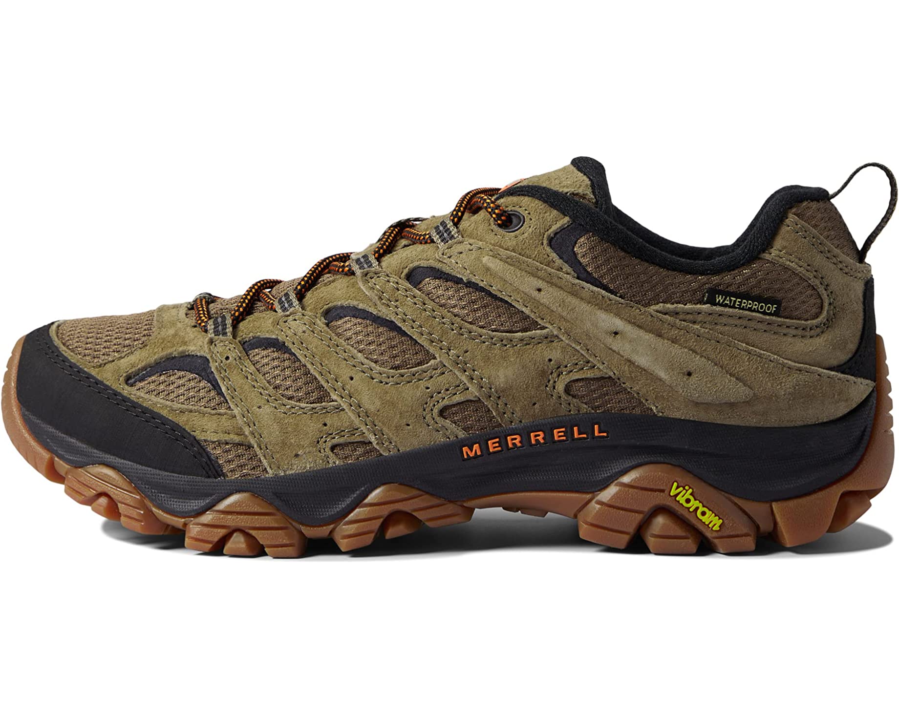 Кроссовки Moab 3 Waterproof Merrell, оливковый - фото