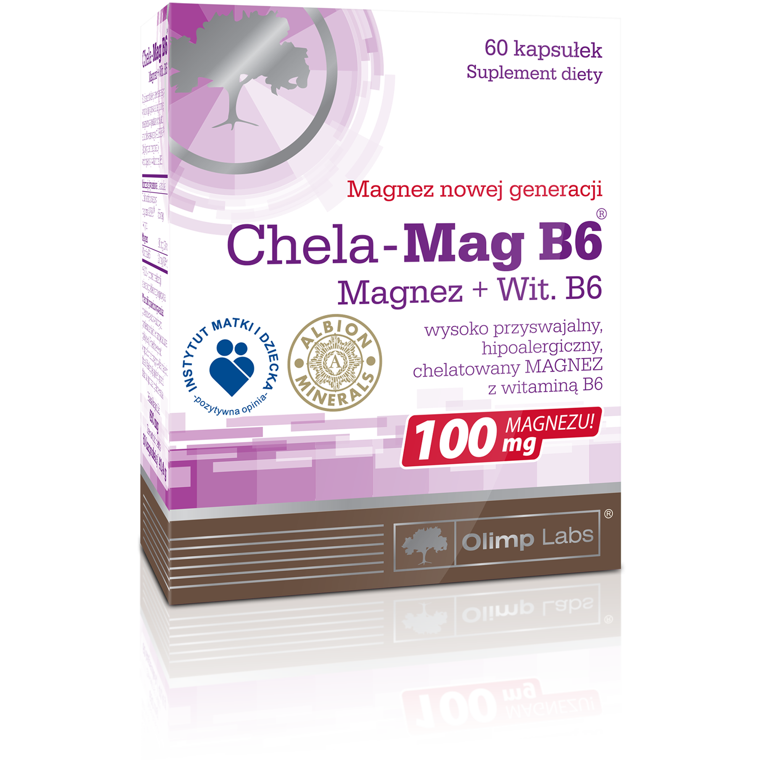 Olimp Chela-Mag B6 БАД Магний+Вит. В6, 60 капсул/1 упаковка капсулы от судорог с магнием и калием olimp chela mag b6 skurcz 60 шт