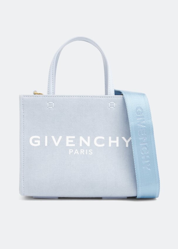 

Сумка-тоут GIVENCHY Mini G shopping tote bag, синий