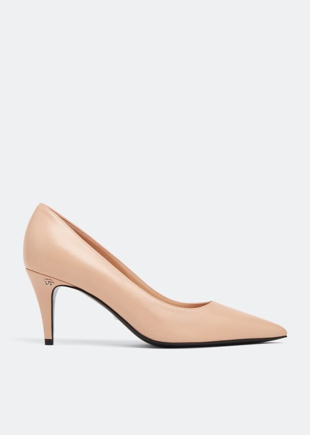 

Туфли GUCCI Mid-heel pumps, бежевый