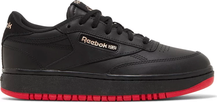 Кроссовки cardi b x wmns coated club c double 'black' Reebok, черный - фото