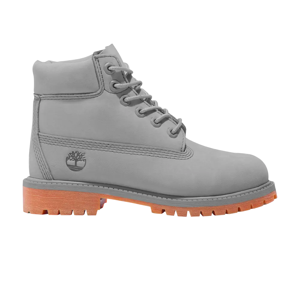 

6-дюймовые ботинки премиум-класса Junior Timberland, серый