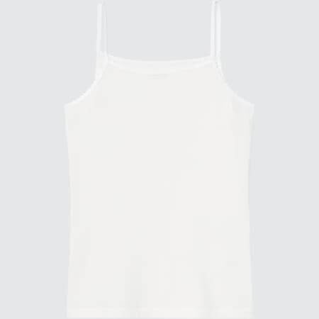 

Топ для девочек Uniqlo Airism Cotton Blend Printed, белый