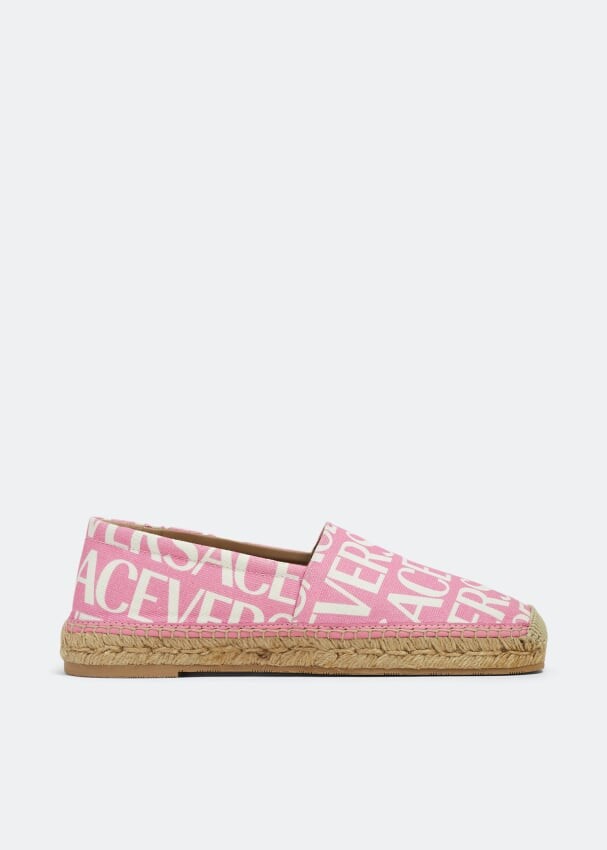 

Эспадрильи VERSACE Versace Allover espadrilles, розовый