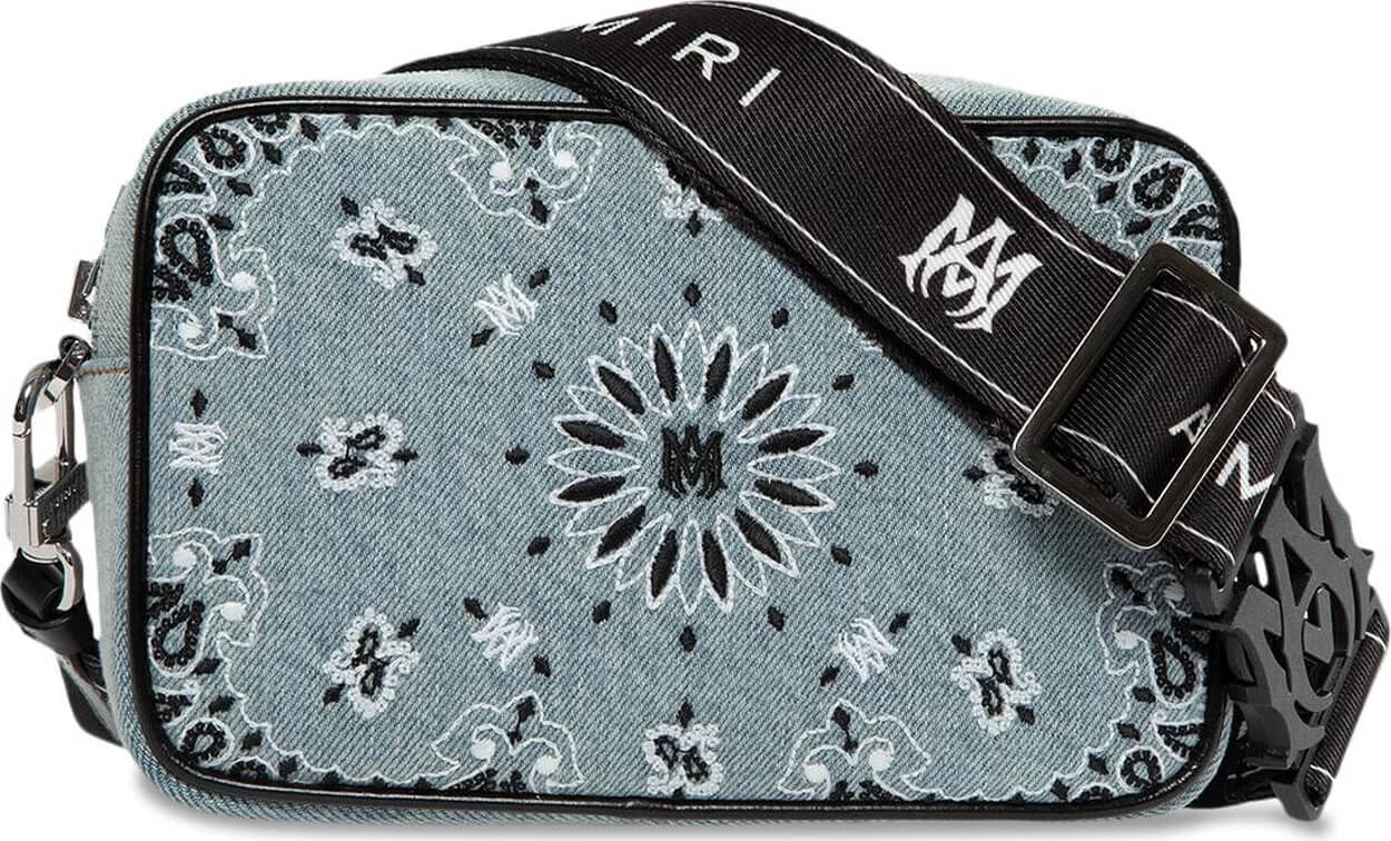

Сумка кросс-боди Amiri Bandana Denim, индиго