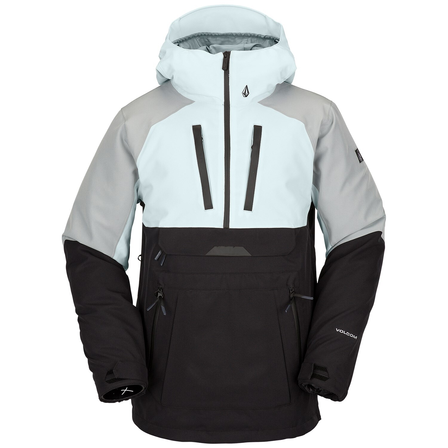 

Куртка-пуловер Volcom Brighton, серый/голубой/черный