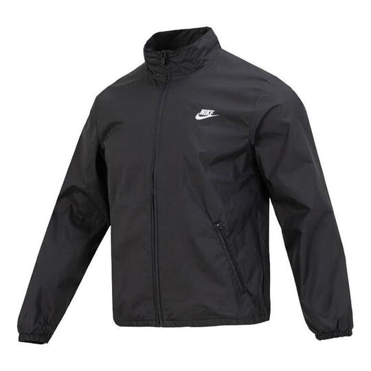 

Куртка Nike Club+ Full Zip Woven Jacket 'Black' DX0673-010, черный