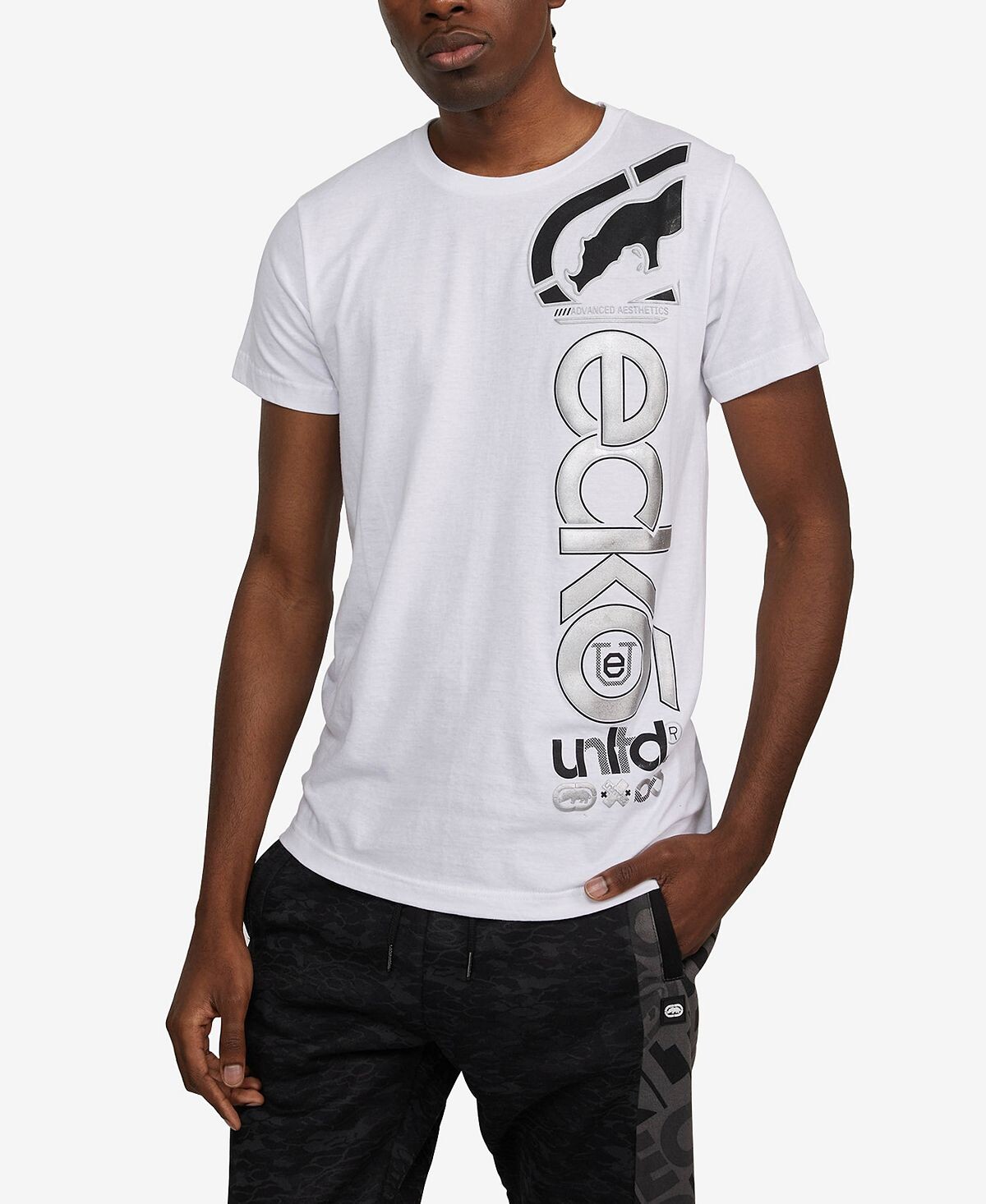 

Мужская футболка с графикой sophistico Ecko Unltd, белый