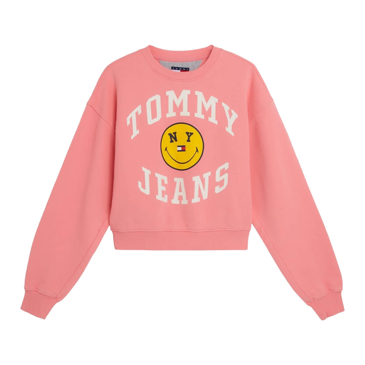 

Свитшот Tommy Jeans by Tommy Hilfiger X Smiley, розовый