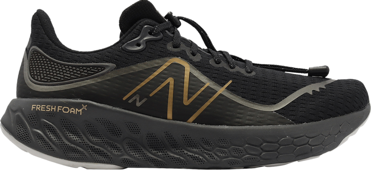 

Кроссовки New Balance Fresh Foam X 1080v12 Permafrost 2E Wide 'Black Copper Metallic', черный