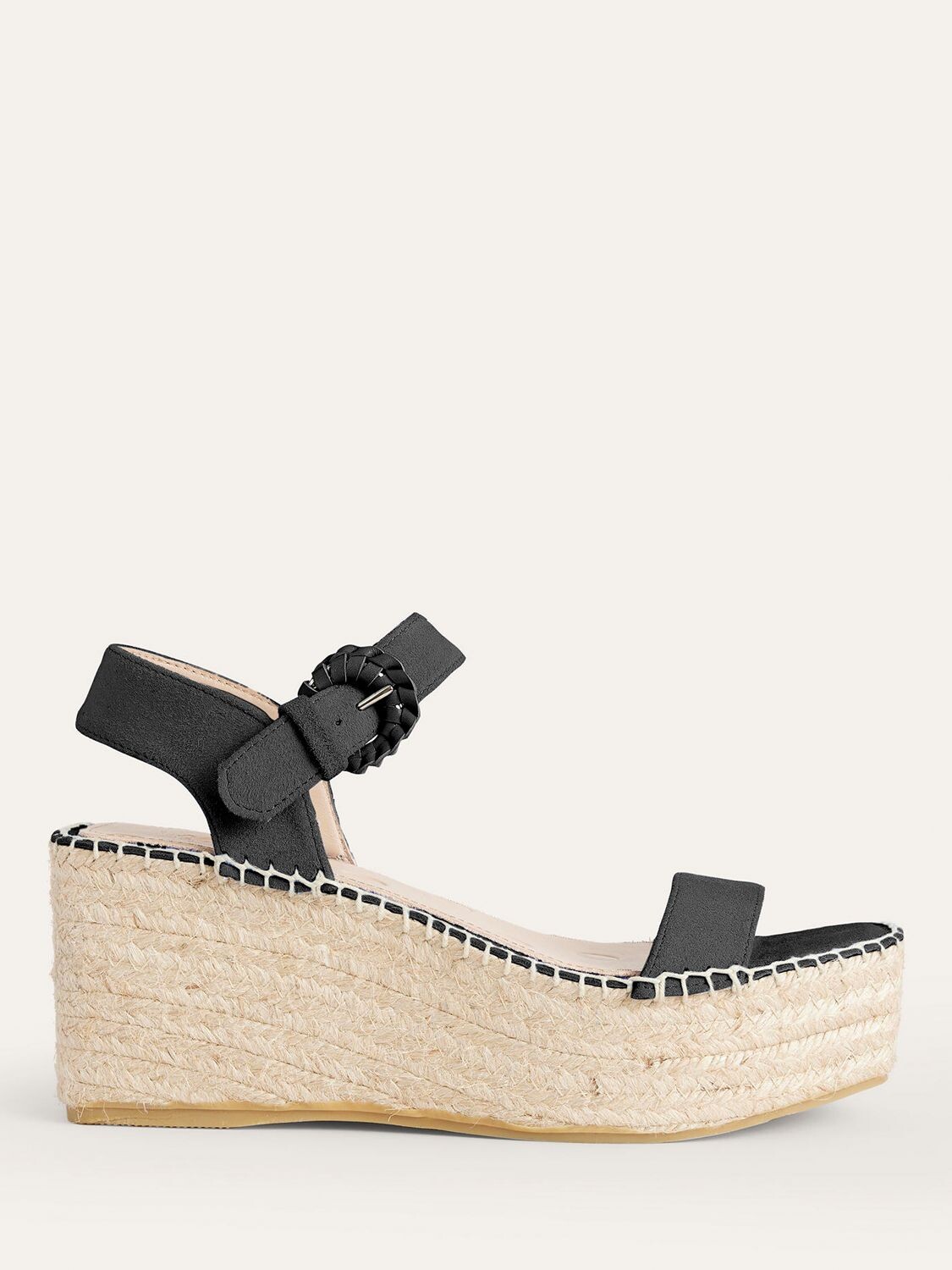 

Босоножки Boden Espadrille на танкетке, черные
