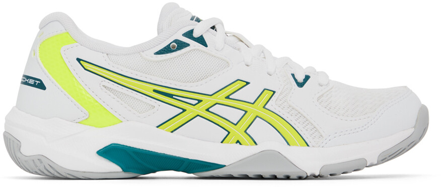 

Бело-желтые кроссовки Gel-Rocket 10 Asics