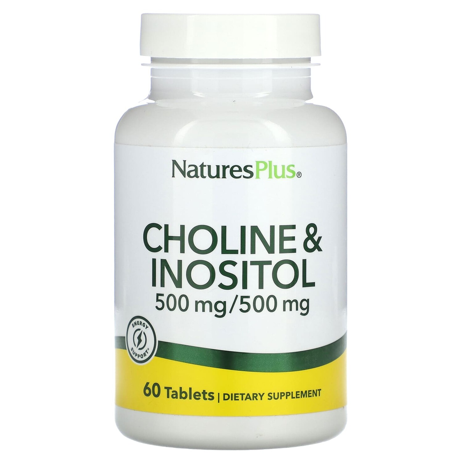 

Холин и инозитол, 60 таблеток, NaturesPlus