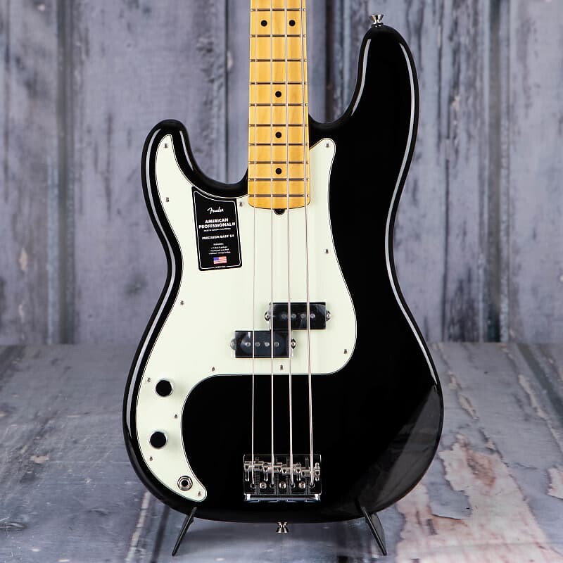 

Бас-гитара Fender American Professional II Precision Bass для левой руки, черный Precision Bass Left-Handed