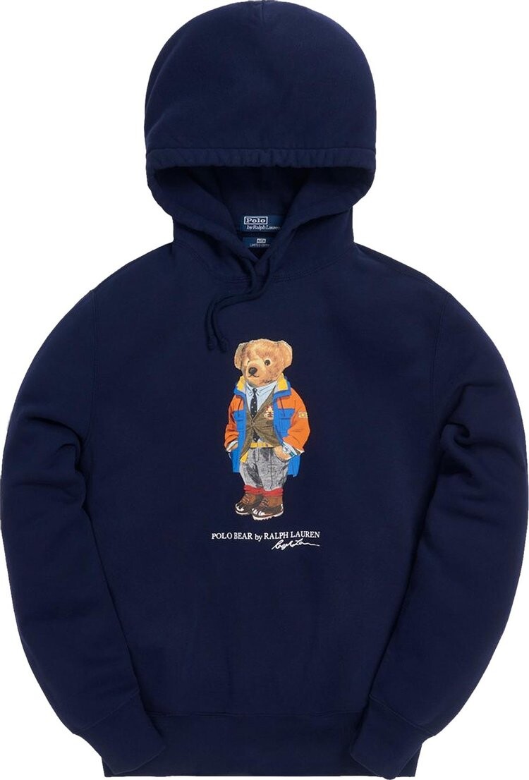 

Худи Kith x Polo Ralph Lauren Fleece Hoodie 'Navy Blue', синий