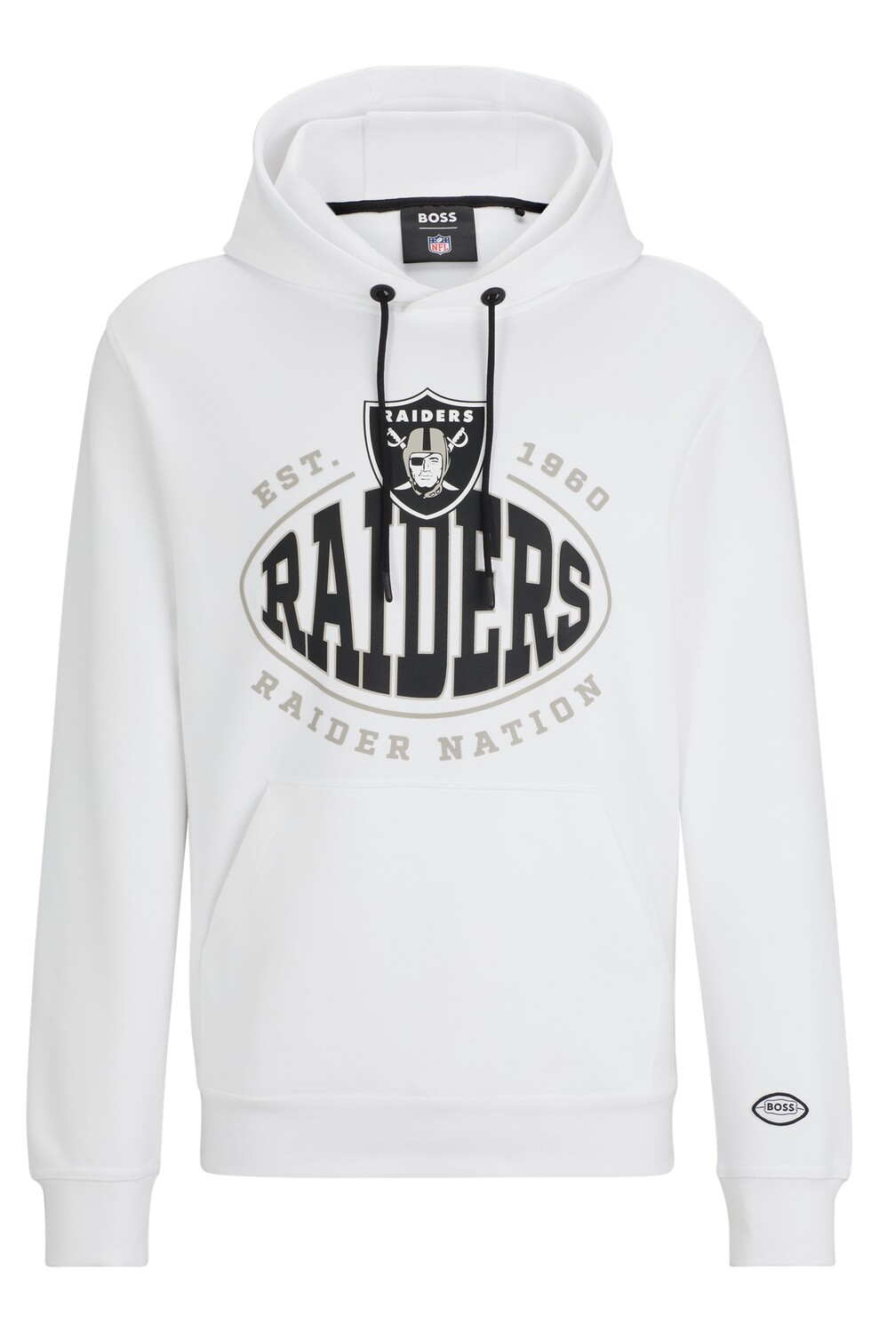 

Толстовка Boss X Nfl Cotton-blend With Collaborative Branding, Raiders