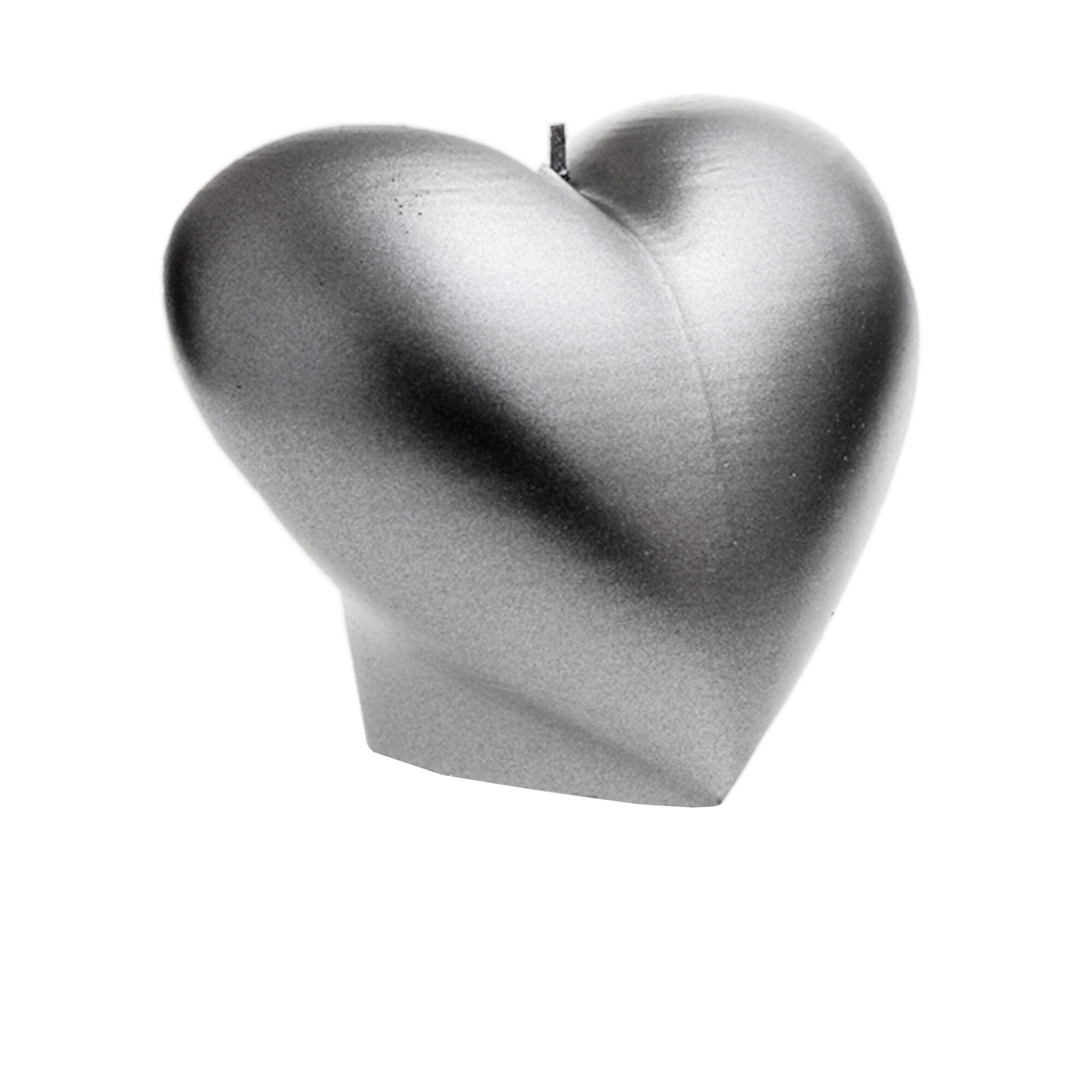 цена Candellana Свеча-сердце простое серебро, 1 шт.