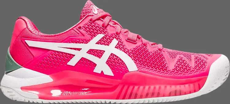 

Кроссовки wmns gel resolution 8 clay 'pink cameo white' Asics, розовый
