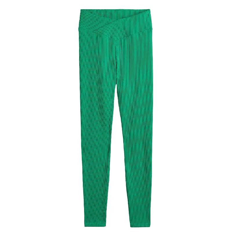 

Легинсы H&M V-waist, зеленый