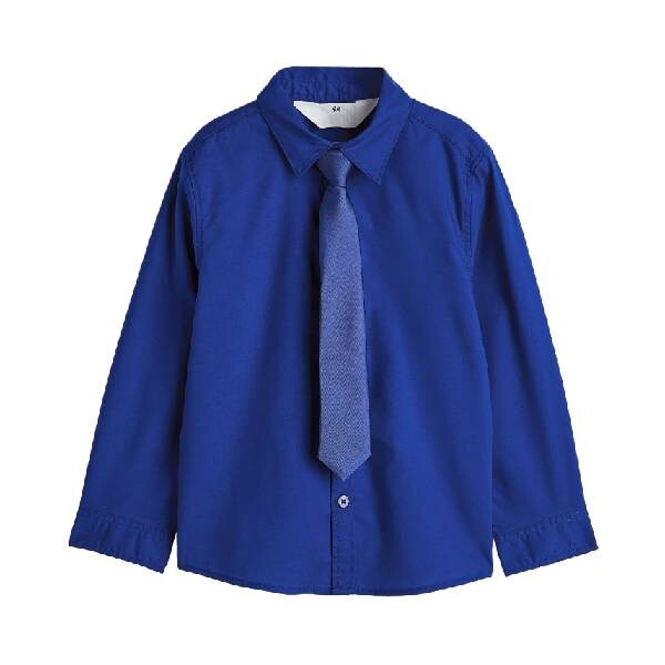 

Комплект H&M Shirt and Tie, 2 предмета, синий