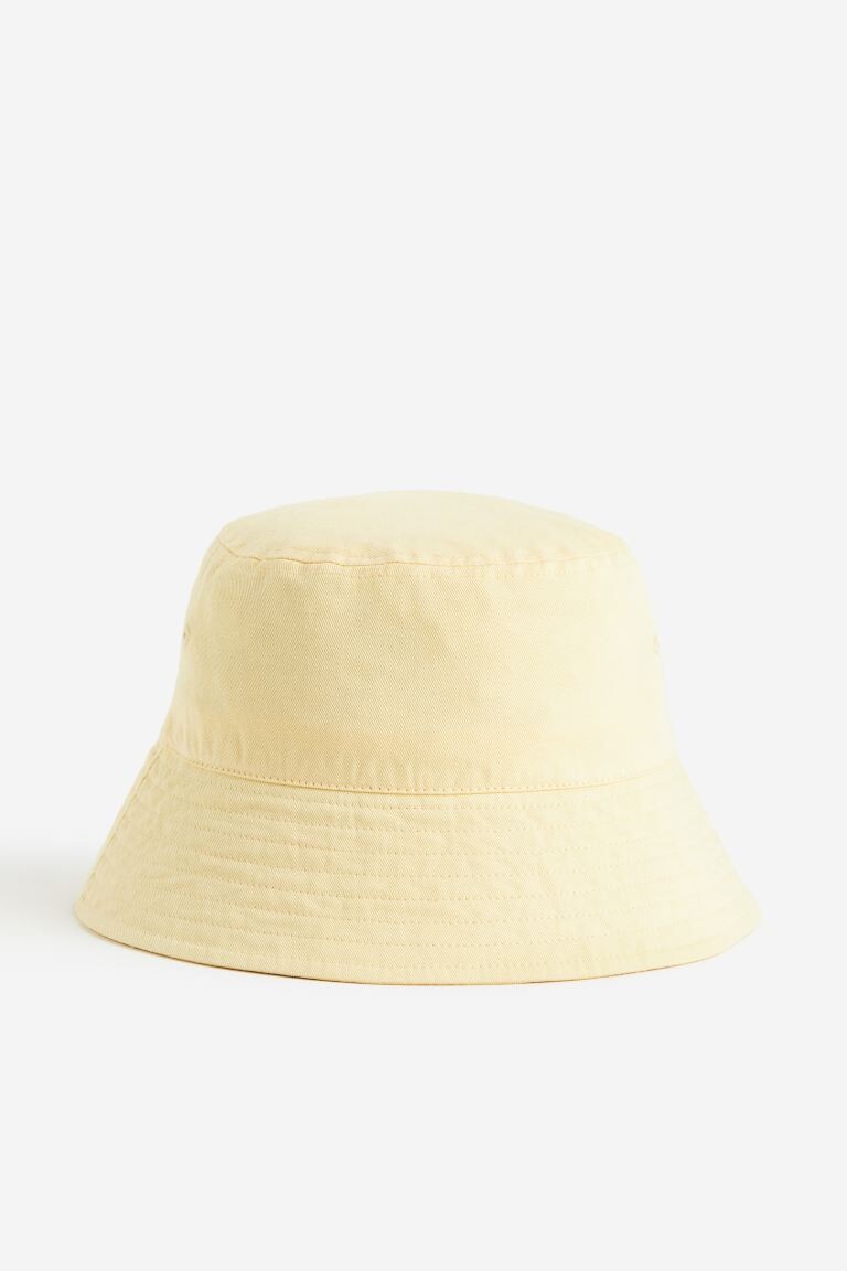 

Ведро Шляпа H&M, светло-желтого