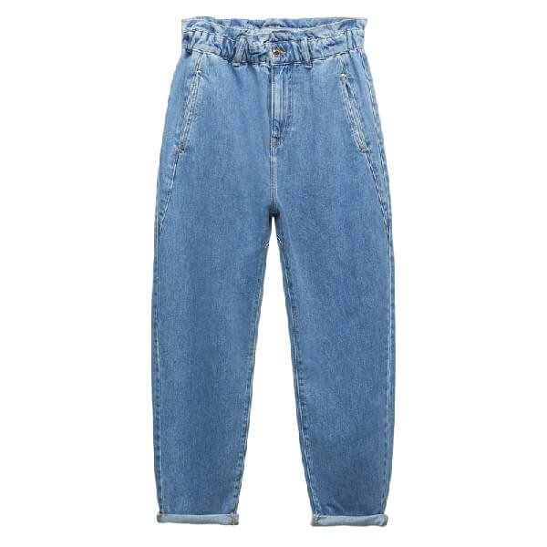 

Джинсы Zara Z1975 Baggy Paperbag, синий