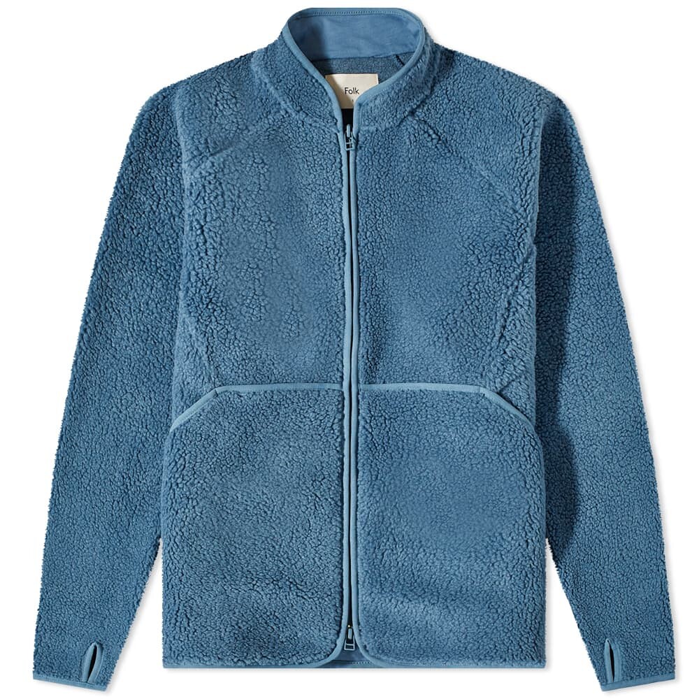 

Толстовка Folk Puzzle Zip Fleece, Синий