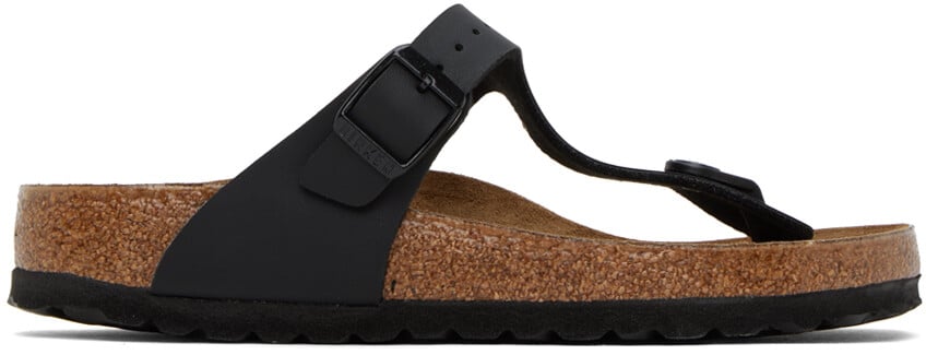 Черные сандалии Birkenstock Gizeh