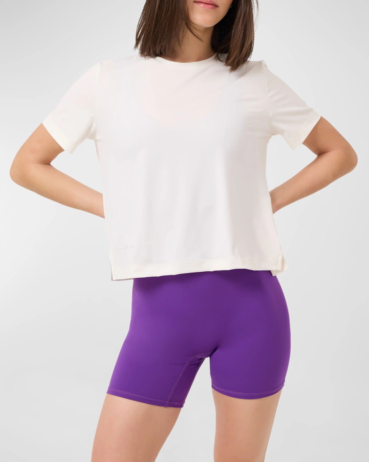 

Укороченная футболка WorkIt Sugar Swizzle Terez, цвет White