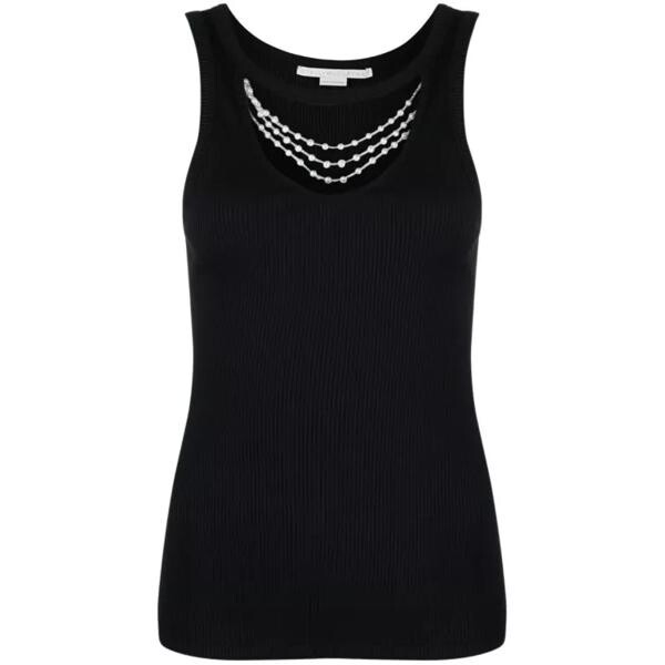 

Футболка top beads Stella Mccartney, черный