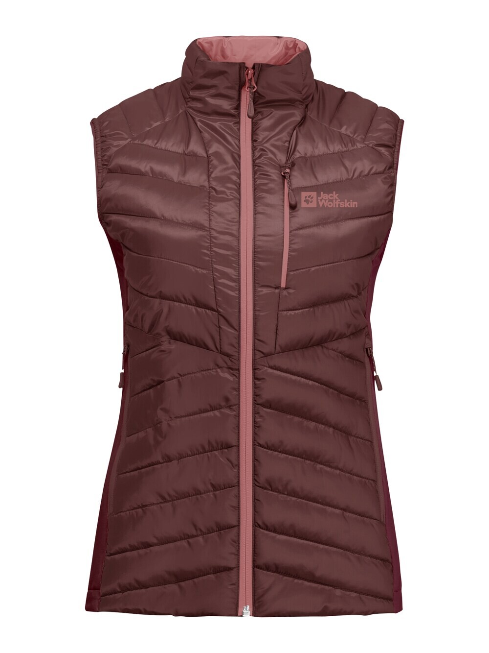 

Спортивный жилет Jack Wolfskin ROUTEBURN PRO INS, красное вино