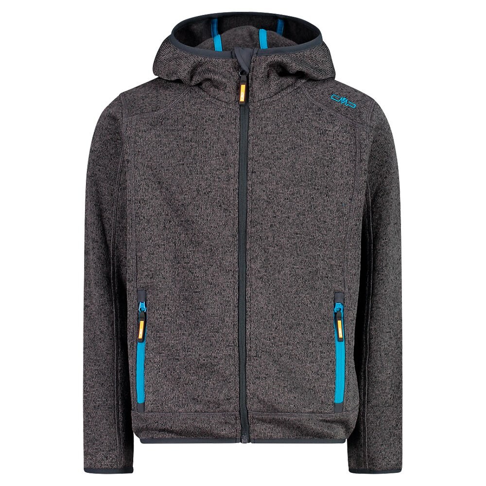 

Толстовка на молнии CMP Heavy Fix 3H60844 Hooded, серый