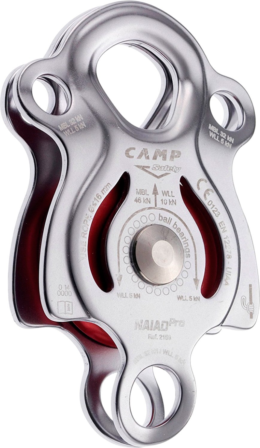 Большой мобильный шкив Naiad Pro C.A.M.P., серый блок naiad pro camp safety