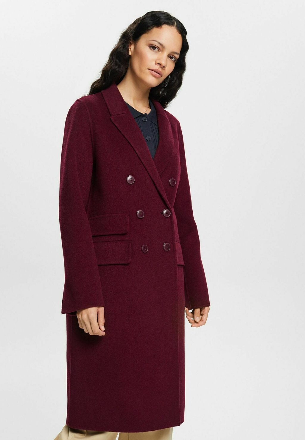 

Классическое пальто Esprit Collection, темно-сиреневый