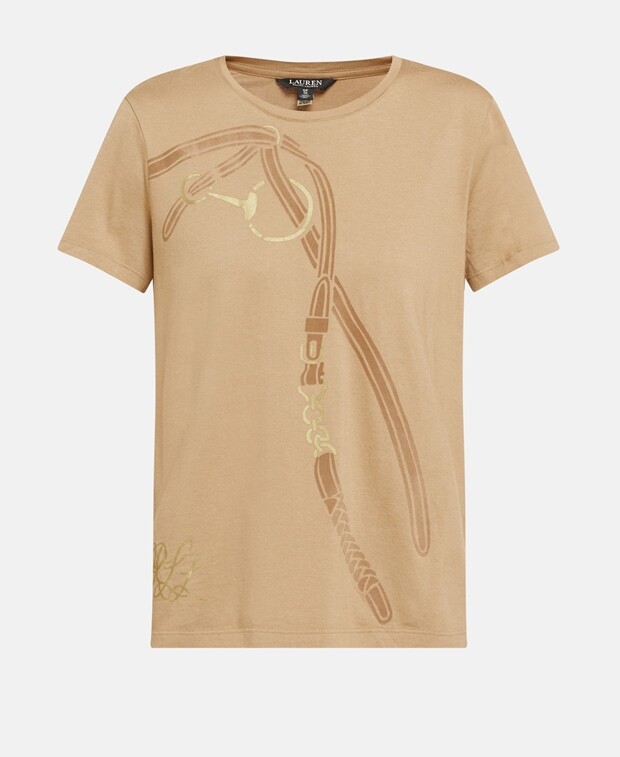 

Футболка Lauren Ralph Lauren, кэмел