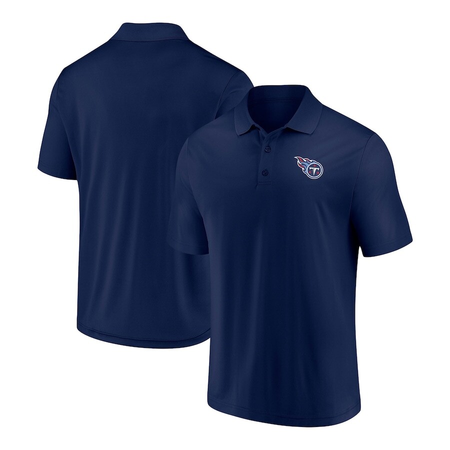 

Поло с коротким рукавом Fanatics Branded Tennessee Titans, нави