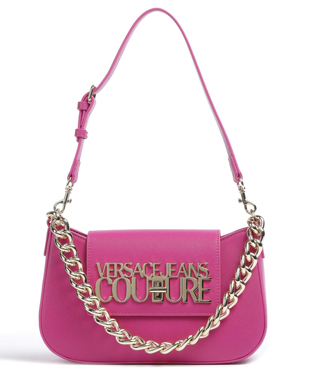 Сумка на плечо из искусственной кожи с логотипом Lock Versace Jeans Couture, розовый