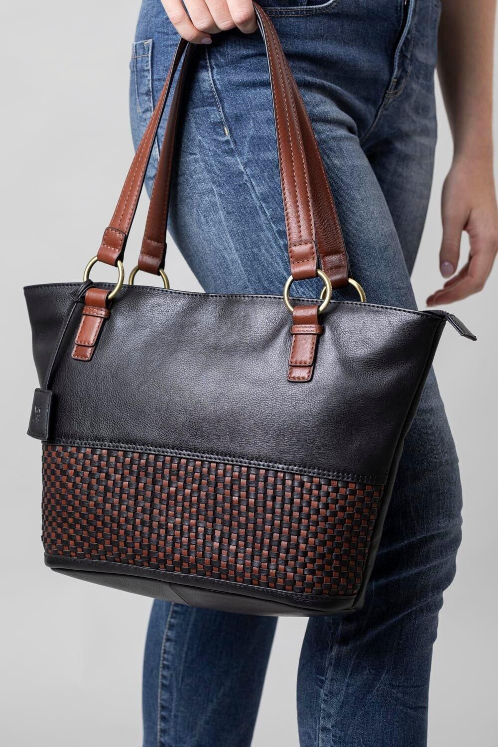 

Кожаная большая сумка 'Waverton' Lakeland Leather, черный