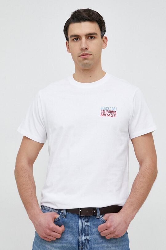 

Футболка из хлопка Guess, белый