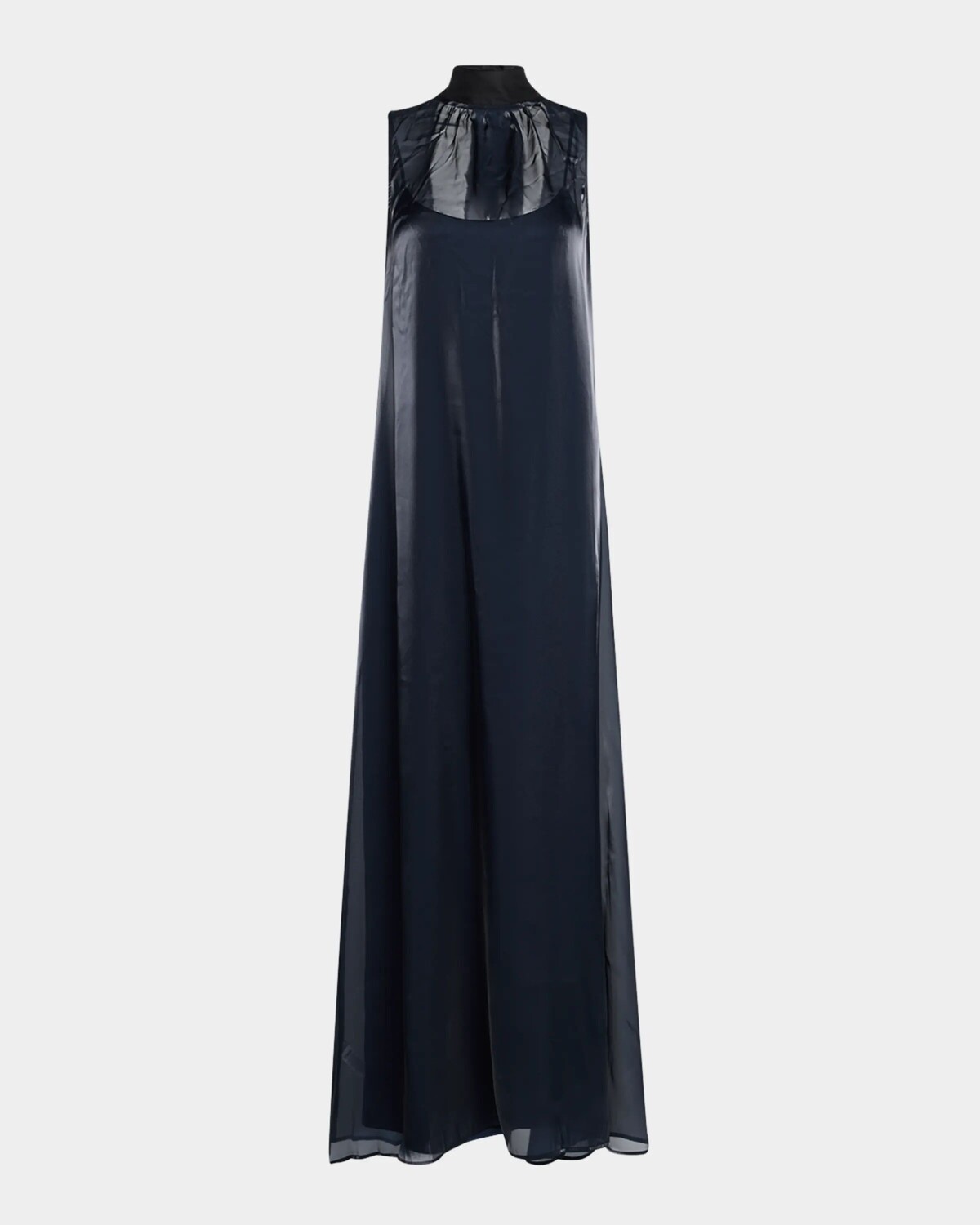 

Платье макси Albee из органзы Staud, цвет Midnight Black