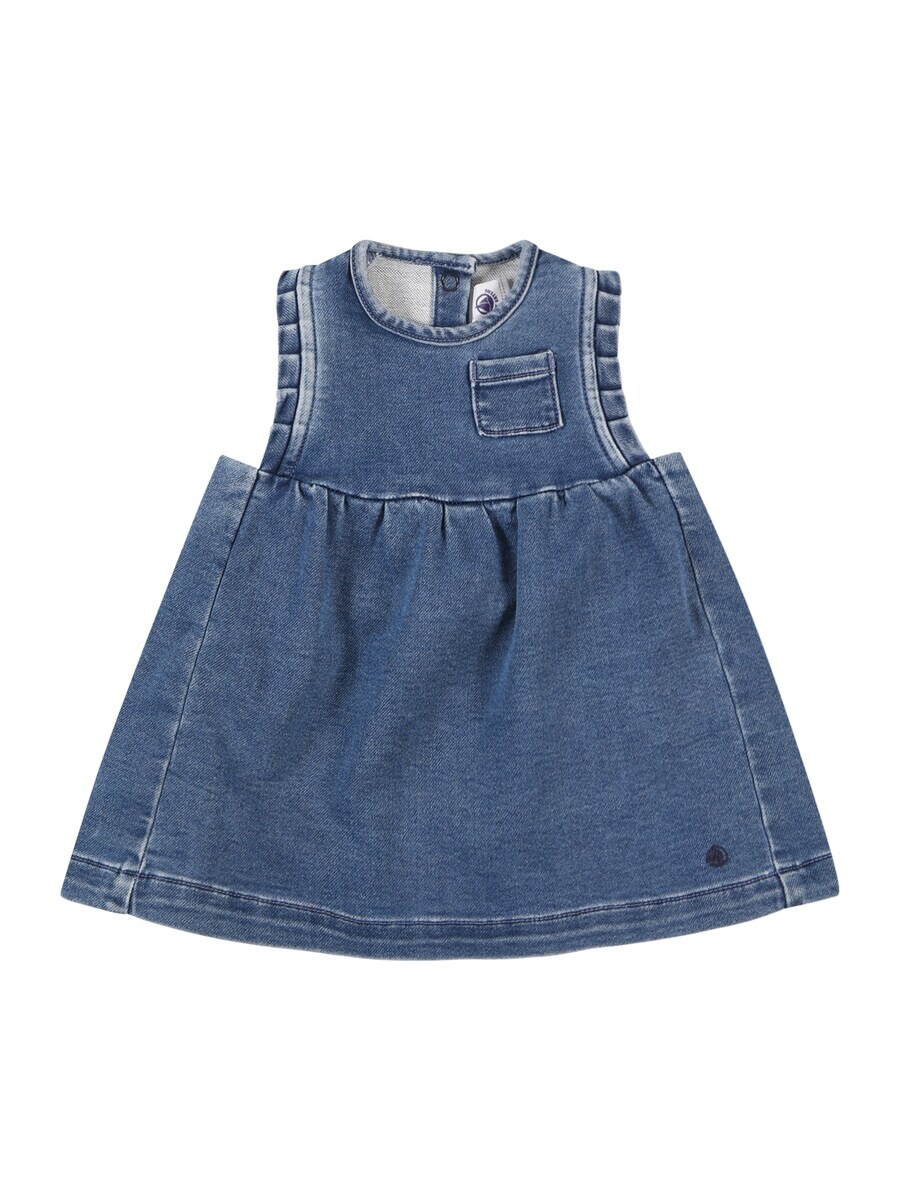 

Платье PETIT BATEAU Dress, синий деним