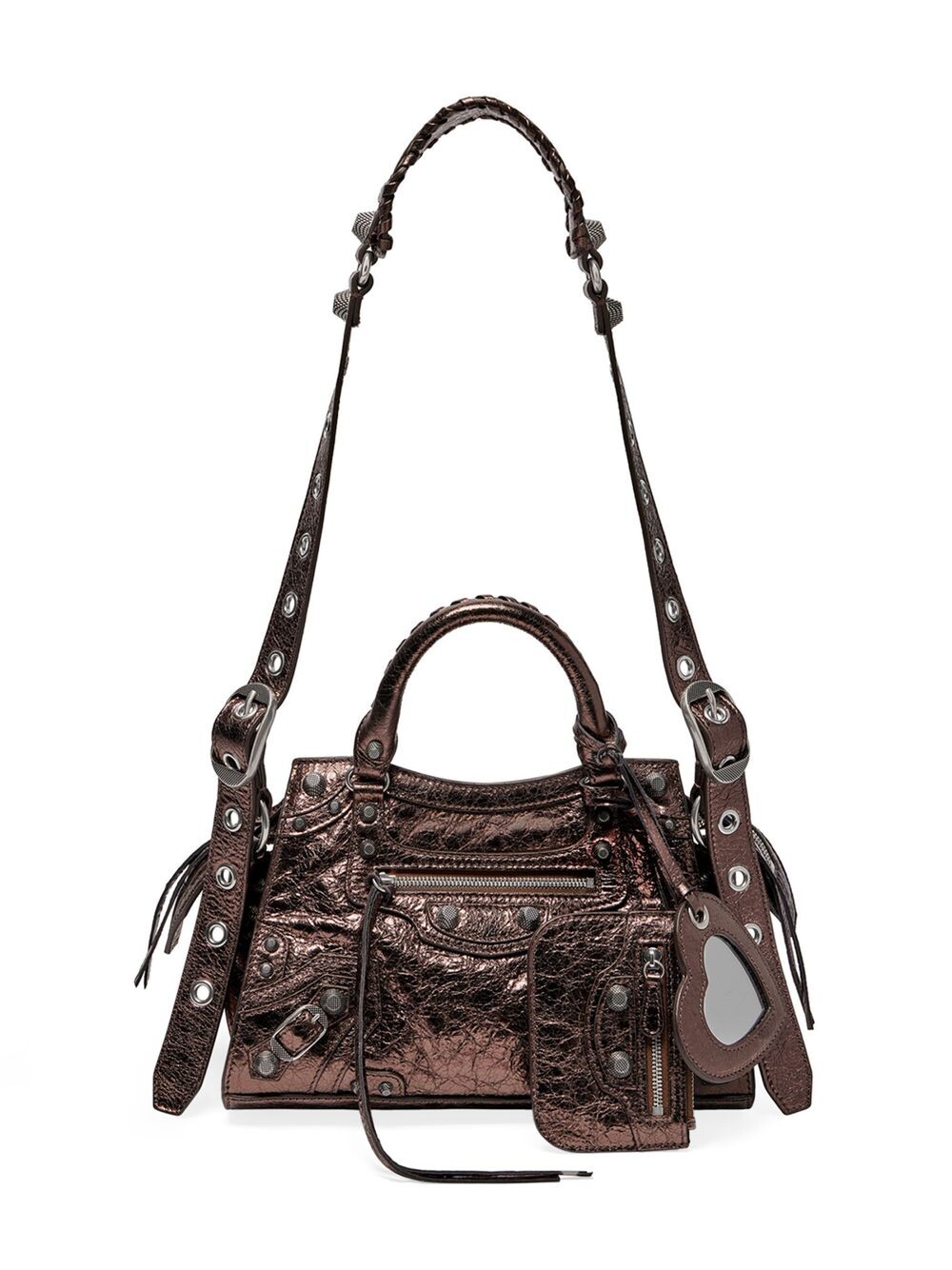 

Сумка Neo Cagole XS металлизированная Balenciaga, бронзовый, Коричневый