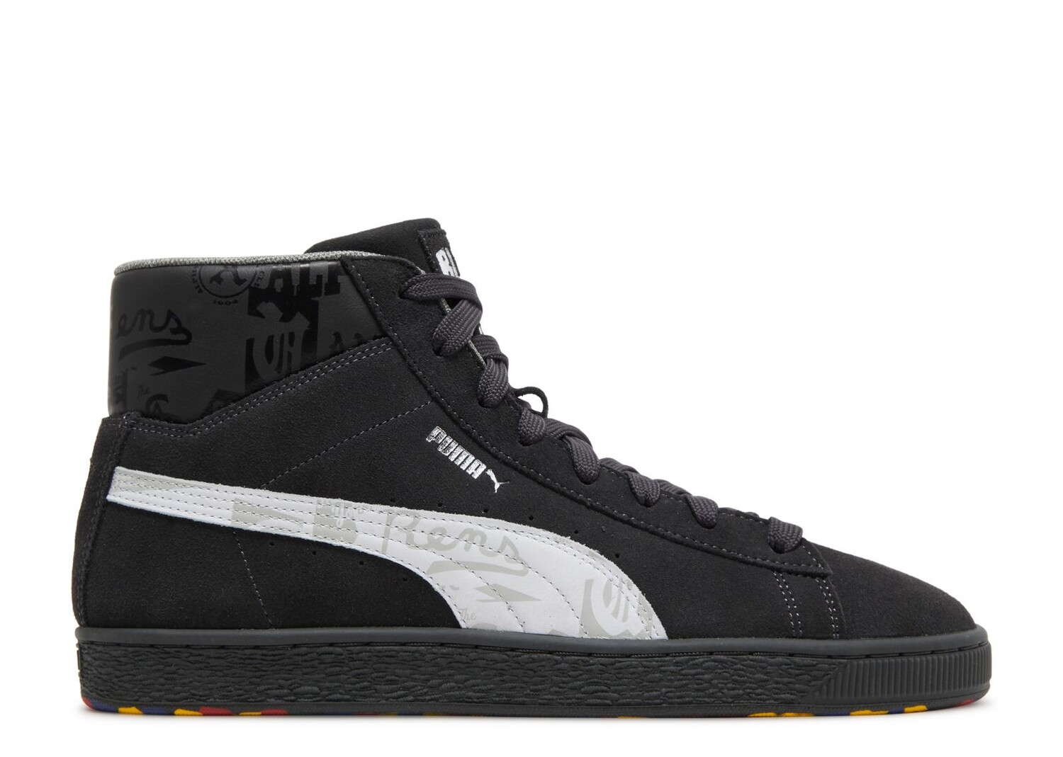 

Кроссовки Puma Black Fives X Suede High 'Black', черный