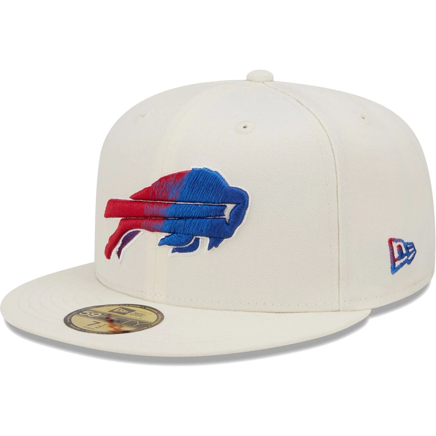 

Мужская облегающая шляпа New Era Cream Buffalo Bills Chrome Dim 59FIFTY