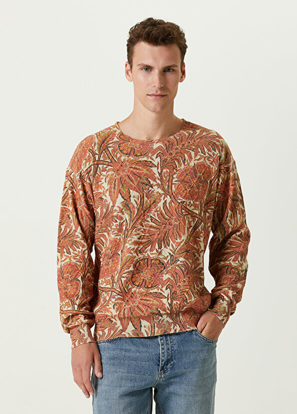

Бежевый свитер с этническим узором Etro