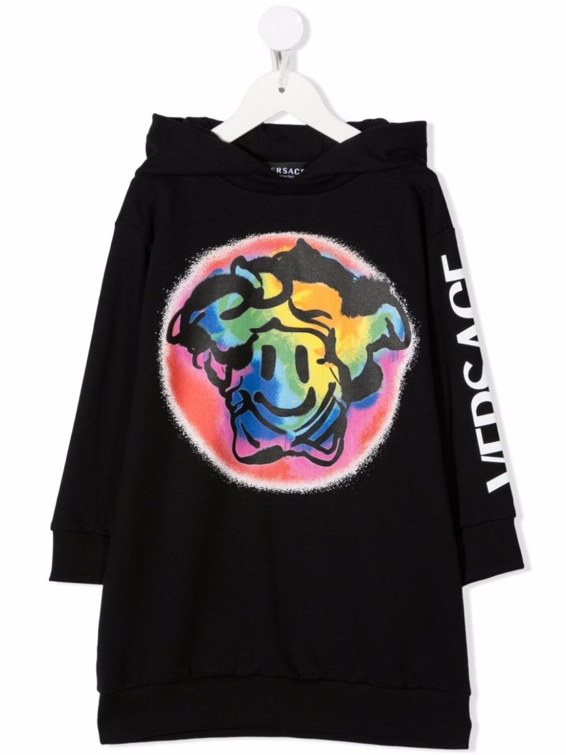 

Versace Kids худи с графичным принтом, черный