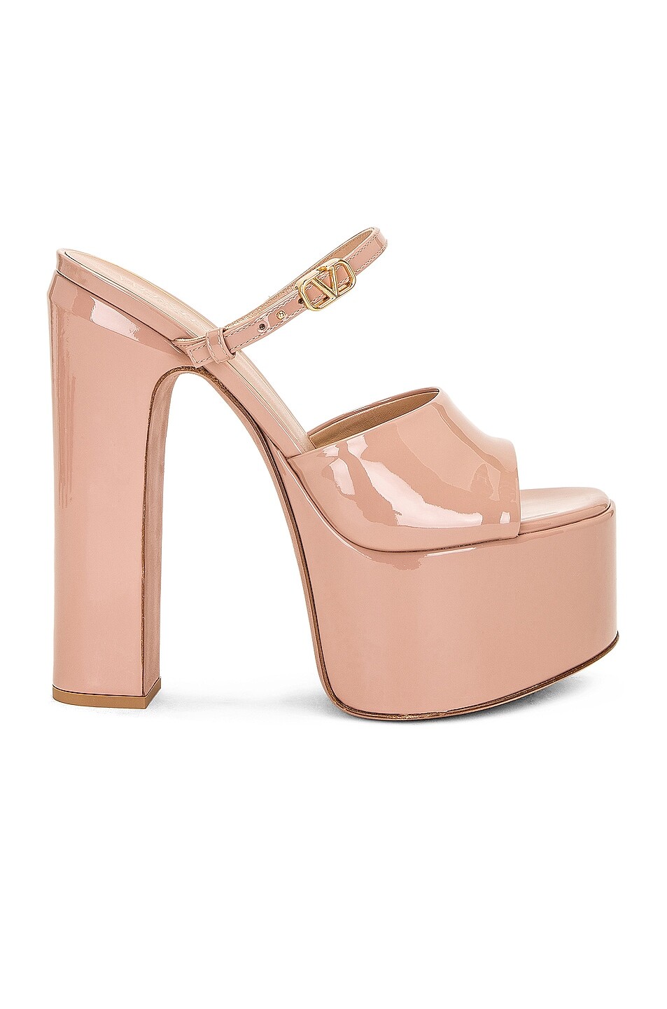 

Туфли Valentino Garavani Tan Go Slide, цвет Rose Cannelle