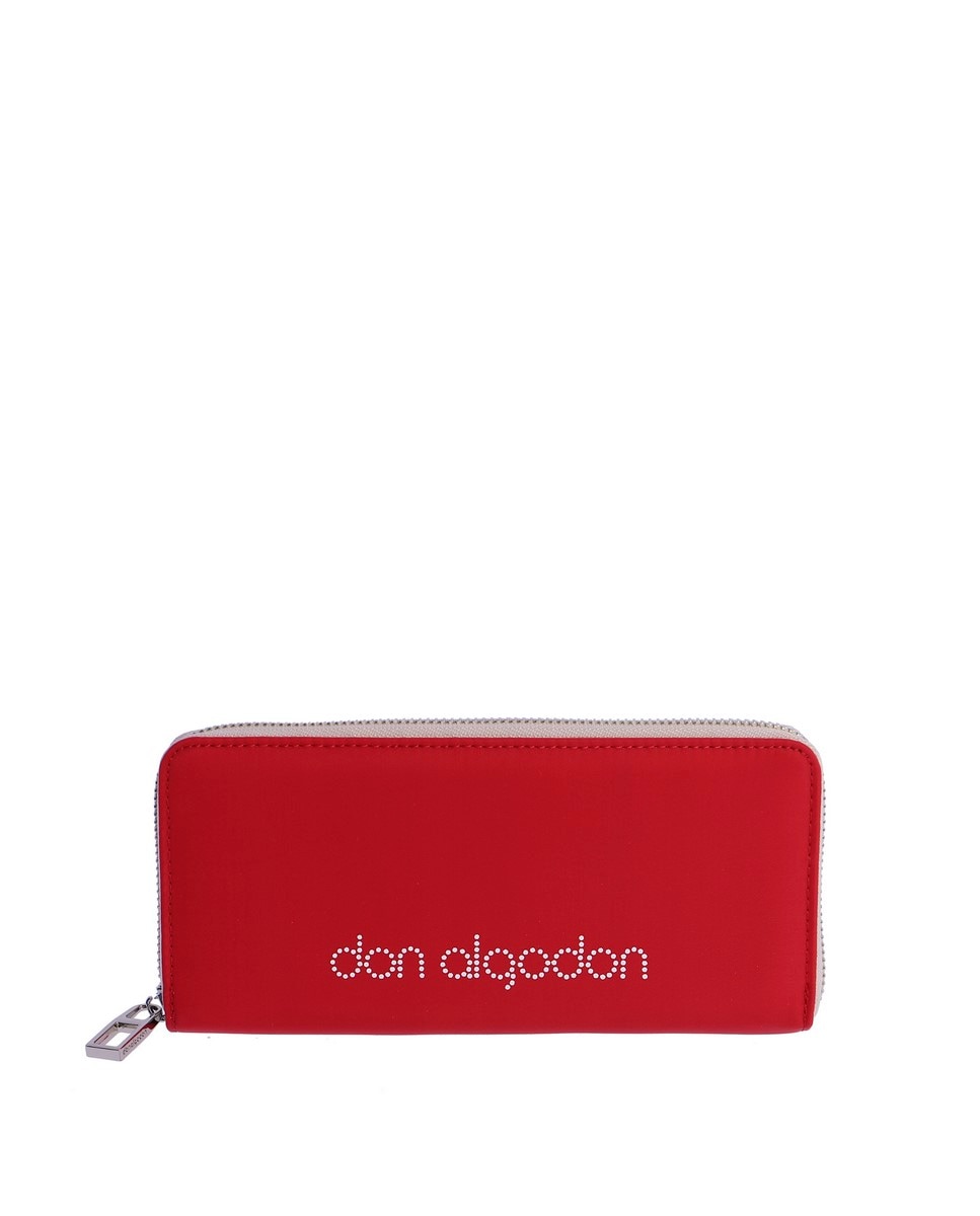 Красный женский кошелек на молнии Don Algodón, красный духи don algodon mujer don algodon 200 мл