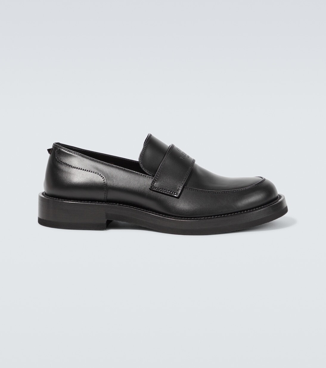 

Кожаные лоферы Valentino Garavani, черный