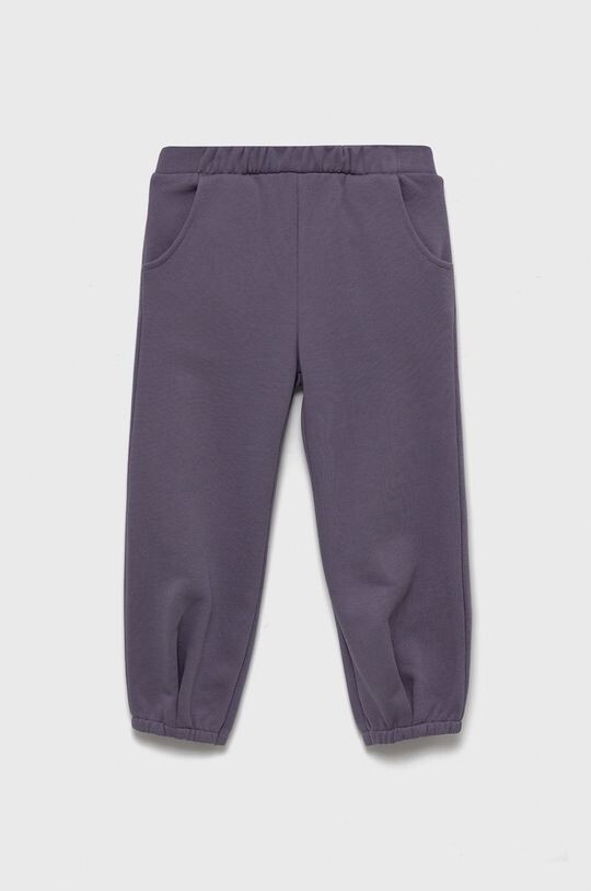 

Детские хлопковые спортивные штаны United Colors of Benetton, фиолетовый